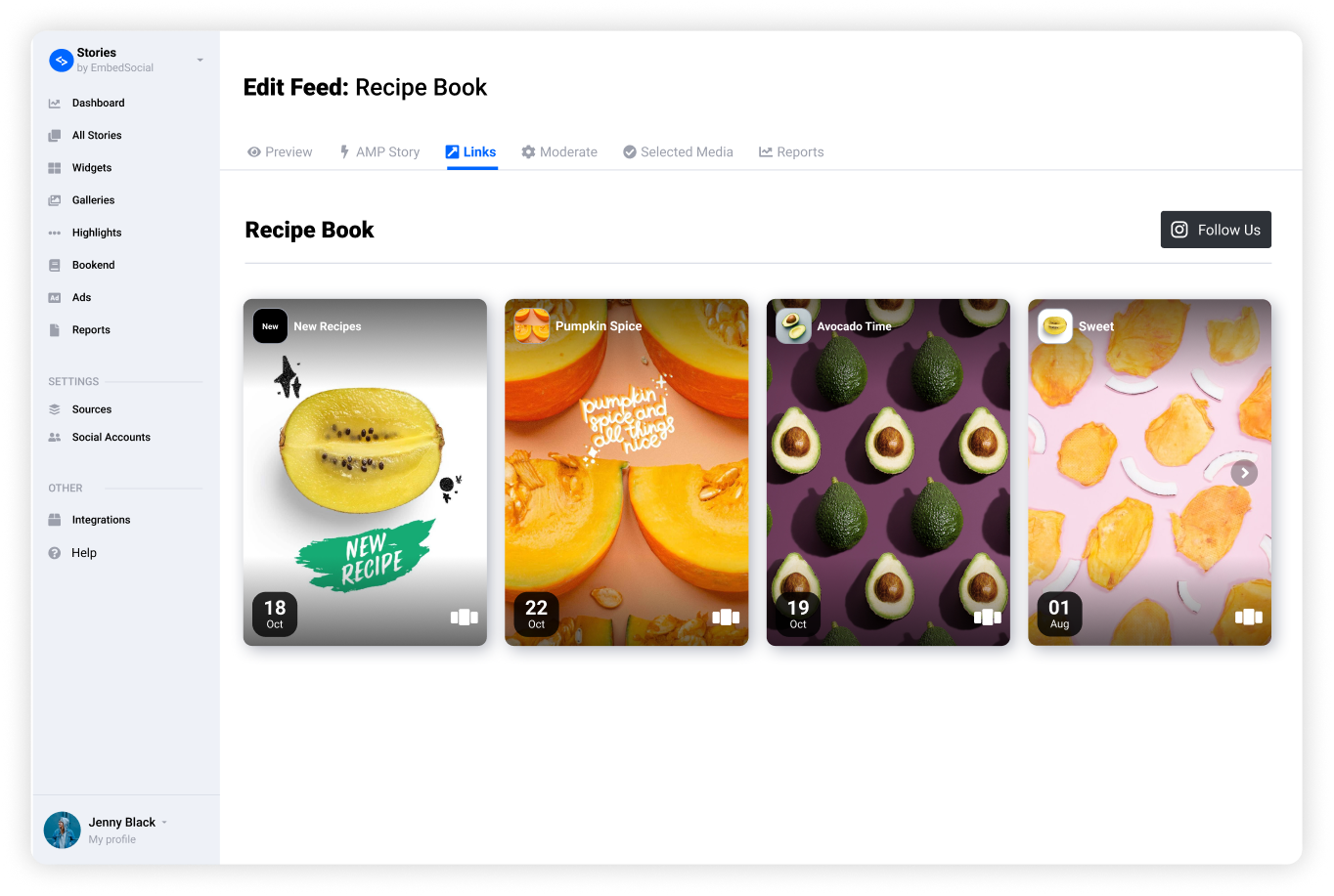 Customization Interface